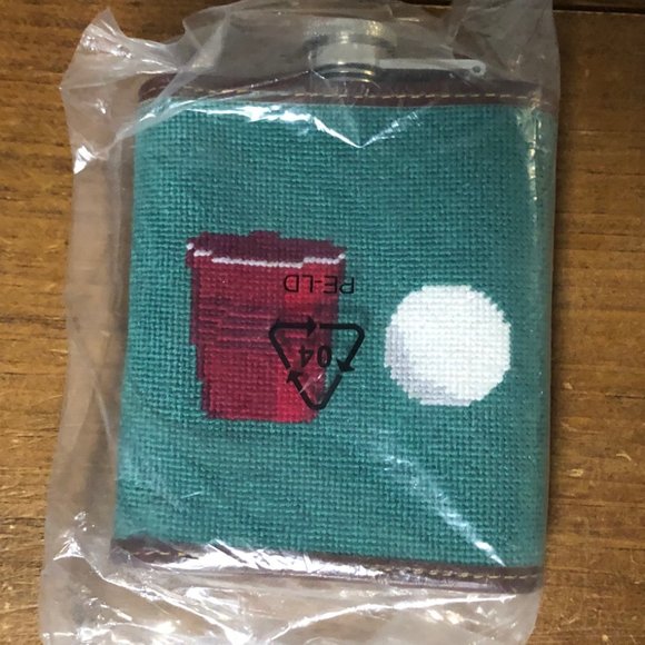 Beirut Needlepoint Flask - Picture 1 of 1